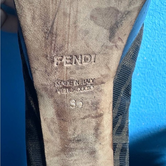 FENDI PUMP PLATFORM HEELS size 36 - Picture 7 of 8